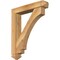 Ekena Millwork Imperial Arts and Crafts Rough Sawn Bracket w/ Offset Brace, Western Red Cedar, 6"W x 30"D x 36"H BKT0604X30X36IMP03RWR - alternate 1